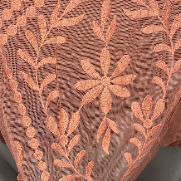 Maurices long sleeve sweater with lace floral layer - Picture 2 of 7